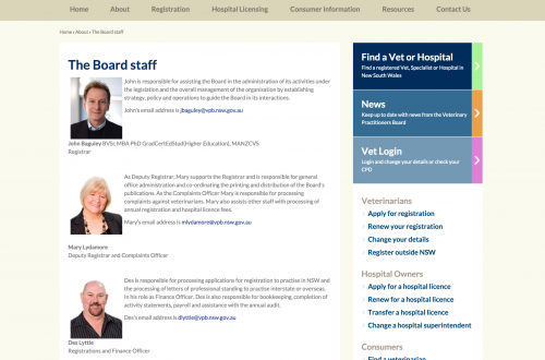 Veterinary Practitioners Board of New South Wales Veterinary Practitioners Board of New South Wales