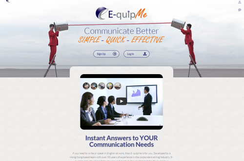 E-quipMe Homepage